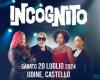 Incognito in concert at the castle of Udine
