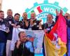 Vespa Club Termini gold in the tourist category at the Pontedera World Rally