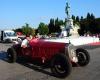 Florence, exhibition of vintage cars at Piazzale Michelangelo. ‘Sustainable petrol’ tested