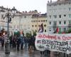 April 25th in Trieste between ceremony in the Risiera, procession and vandalism