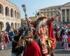 On Sunday in Verona the big Gnocolar Friday parade was postponed due to bad weather