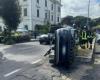 Bad accident in Castel Gandolfo between Audi and Jeep: Marino firefighters intervened