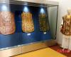 At the diocesan museum of Acireale, sacred floral vestments of eighteenth-century handcrafted silk are on display