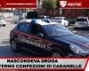 Afragola – 20 year old from Secondigliano hid drugs inside candy packages, arrested