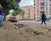 Perugia, dangerous sidewalks in via dei Filosofi: two elderly people fall in a few days. The residents’ association: «Too many dangers»