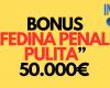 Here is the Clean Criminal Record bonus: €50,000 in your account