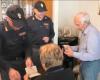 Andria – The policemen go to the home of two elderly spouses over eighty to hand over their passports