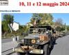 VERONA – HISTORICAL MILITARY VEHICLES IN PARADE – STAND OF THE EIGHTH PARATROOP SAILING REGIMENT