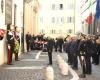 Day of remembrance of the victims of terrorism, the President of the Republic laid a wreath of flowers in via Caetani
