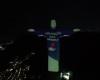 Flood in Brazil, over 100 dead. The illuminated Christ the Redeemer