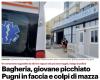 Gds: “Bagheria, young man beaten. Punches in the face and blows with a bat”