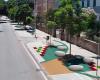 Sassari, Viale Italia changes appearance with artistic paving