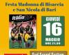 The complete program of the celebrations of the Madonna di Bisaccia and San Nicola in Montenero
