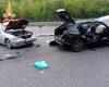 Head-on collision on the A9, motorway blocked, 12-year-old very serious in hospital in Bergamo
