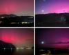 The Italian skies turn pink due to the Northern Lights: here are the photos