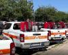 To combat the risk of fires, the Region donates 70 new pick-ups to civil protection volunteers