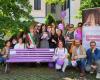 A purple bench for fibromyalgia in San Giorgio su Legnano: “Our pain deserves rest”