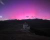 The Northern Lights over the skies of Abruzzo, the effect of the geomagnetic storm