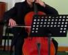 Luca Galotto, cellist of the Liceo Musicale “Marco Galdi” of Cava de’ Tirreni, in Cremona for the National Exhibition of stringed instruments