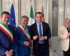 Adriatic twinning at Sensa: the exchange of the ring between the mayors