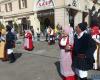 Sardinian cavalcade, images of the parade underway in Sassari