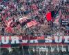 The south curve makes its voice heard on the Foggia football issue