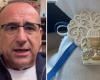 Carlo Conti at his son’s first communion: the “special” wedding favor is touching