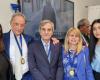 Honorary citizenship and Golden Heart Award to Prefect Armando Gradone. Also awarded were the Consul of Bènin in Naples Gambardella and Covino