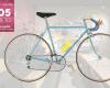 Three historic Colnago bikes on display in Padua to celebrate the Giro