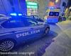 A policewoman was injured in via Vico Squarano, a 21-year-old convicted