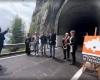 Grappa tunnels in safety: the Province of Treviso inaugurates the works worth over 1 million