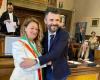 Ilaria Bugetti first mayor of Prato: Biffoni gives her the sash
