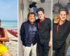 Gianni Morandi on holiday in Salento, morning on the beach (with photos not of Anna) and Fiorello also arrives for dinner
