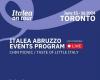 Italy Abruzzo: traveling to Toronto for the “TASTE OF LITTLE ITALY” chin picnic