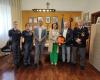 Caltanissetta, Avis delivers a defibrillator to Police Commissioner Pinuccia Albertina Agnello.
