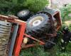 The tractor overturns and the dog runs to warn his wife to save him: 54-year-old farmer dead