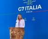 G7 Italy, Meloni’s final press conference: «I am very proud. For the first time at this summit we talked about migratory flows”