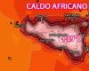 SICILY: new HEAT WAVE starting with local peaks close to +40 °C