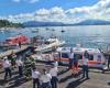 Piedmontese and Varese rescue efforts on Lake Maggiore. A large air-naval exercise in Lesa