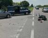 Monselice, accident on the Rovigana road. Motorcyclist mowed down by a car: hospitalized in serious condition