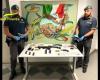 Palermo, the financial police seize drugs and an arsenal of weapons of war