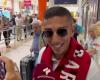 The enthusiasm of Moreno Longo arrived in Bari among smiles, selfies: return to his family roots