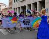 Music and colors in the center of Varese with the Pride parade for LGBT rights