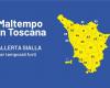 Tuscany weather, yellow alert for strong thunderstorms. What is the Cold Drop and how long will it last