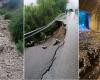 Landslides, gravel and mud flows, sinkholes on the roads (PHOTO), damage from bad weather in Trentino: Valsugana in particular hit, firefighters at work