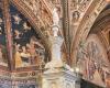 The baptismal font of the Siena Cathedral has been restored