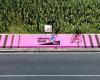 Yellow and pink come together in the myth of the Pirate, the cycle path in homage to Pantani has been completed