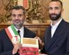 Valerio Di Cesare gets the keys to the city of Bari