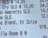 Shocking receipt, champagne and prosecco at the bar? A bill for thousands of euros arrives